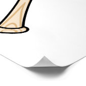 vangermasker en bats baseball icon poster (Hoek)