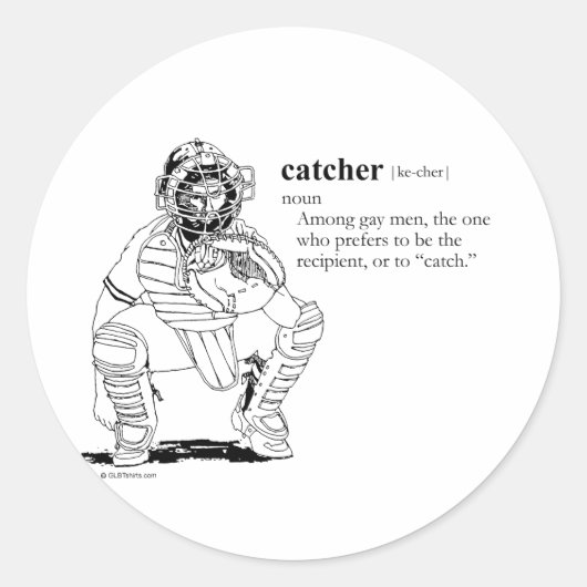 VANGNET RONDE STICKER (Voorkant)