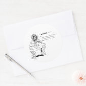 VANGNET RONDE STICKER (Envelop)