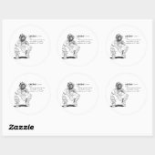 VANGNET RONDE STICKER (Vel)