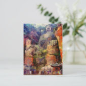 vangogh-Leshan-Giant-Buddha-in-China Briefkaart (Staand voorkant)