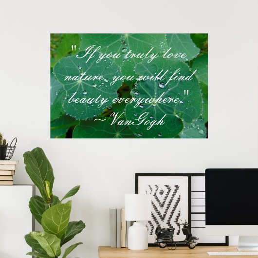 VanGogh Quote Poster (Thuiskantoor)