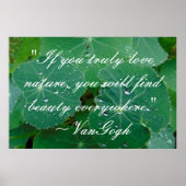 VanGogh Quote Poster (Voorkant)