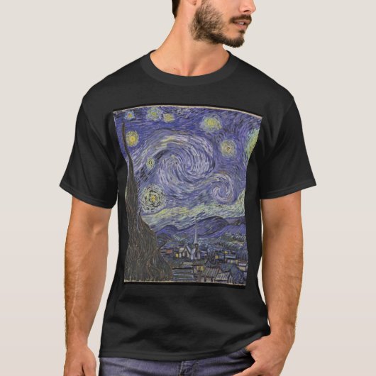 vangogh-starternacht t-shirt (Voorkant)