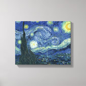 VanGogh Sterrennacht omwikkeld doek Canvas Afdruk (Voorkant)