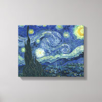 VanGogh Sterrennacht omwikkeld doek