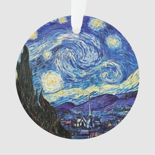 VanGogh, Sterrennacht Ornament (voorkant)