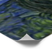 VanGogh Sterrennacht Poster (Hoek)