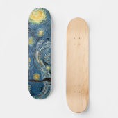 Vangogh Sterrennacht Skateboard Oldschool (Voorkant)