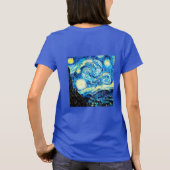 VanGogh, Sterrennacht T-shirt (Achterkant)
