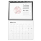 VanGoghs Calavera schedel roken sigaret Kalender (Mar 2027)