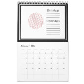 VanGoghs Calavera schedel roken sigaret Kalender (Feb 2026)