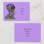 VanGoghs Calavera schedel roken sigaret Visitekaartje (Voorkant / Achterkant)