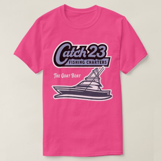 Vangst 23 Vist CharterTShirt T-shirt (Design voorkant)