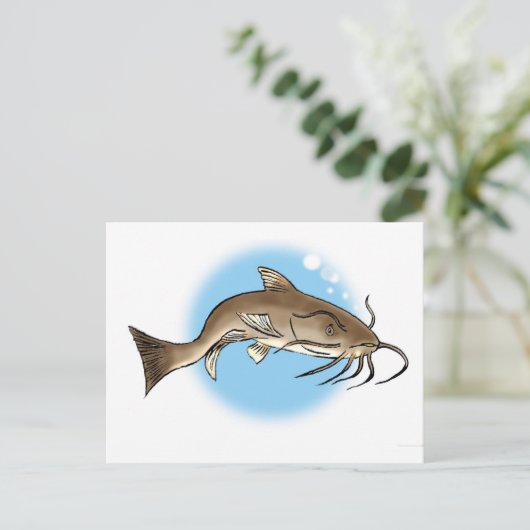 Vangst Briefkaart (Staand voorkant)