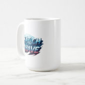 vangst de golf koffiemok (Voorkant links)
