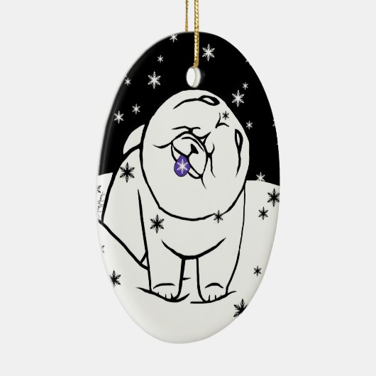 VANGST DE SEIZOEN BEPERKT TOT 150 KERAMISCH ORNAMENT (Rechts)