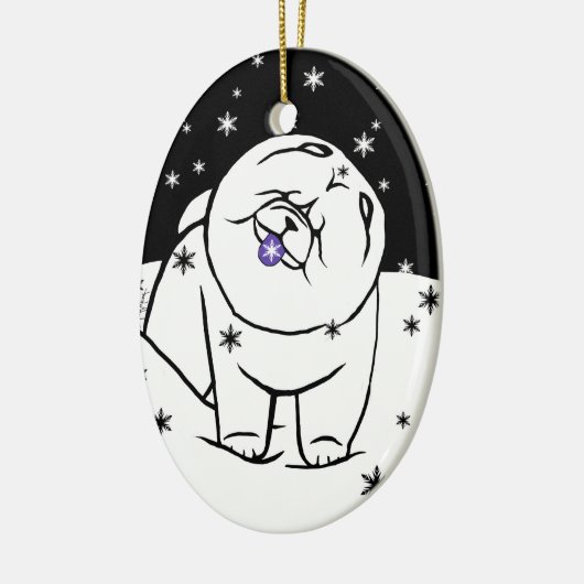 VANGST DE SEIZOEN BEPERKT TOT 150 KERAMISCH ORNAMENT (Links)