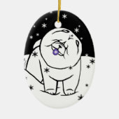 VANGST DE SEIZOEN BEPERKT TOT 150 KERAMISCH ORNAMENT (Voorkant)