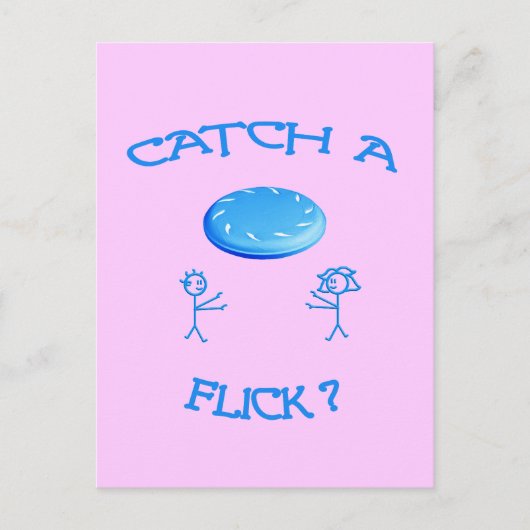Vangst een fluitje briefkaart (Voorkant)