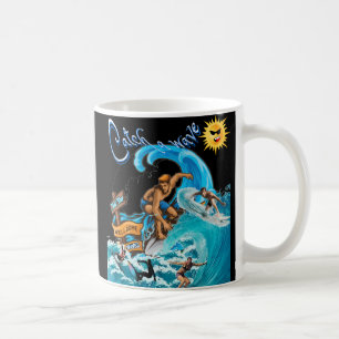 Vangst een Surf van de Golfzomer Koffiemok