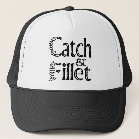 Vangst en filter trucker pet (Voorkant)