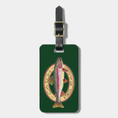 Vangst en vrijgave Gevist Bagagelabel (Voorkant verticaal)