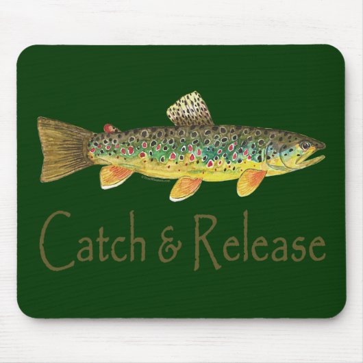 Vangst en vrijgave Gevist Muismat (Voorkant)