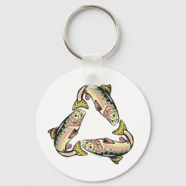 Vangst en vrijgave Gevist Sleutelhanger