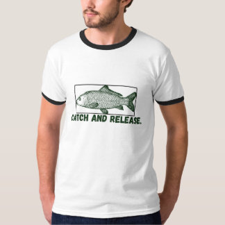 Vangst en vrijgave t-shirt