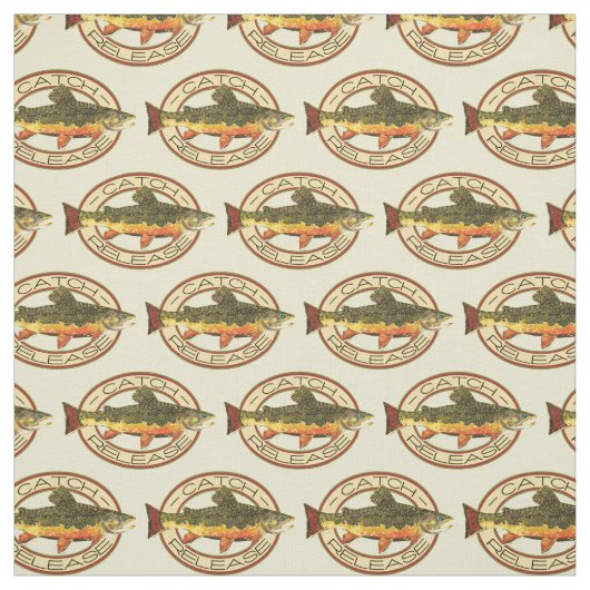 Vangst en vrijgave van forel stof (Swatch)