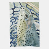 Vangst en vrijgave Vist Design Theedoek (Verticaal)