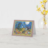 VANGST EN ZWARTE VANGSTEN VERLATEN HALLOOS KAART (Gele Bloem)