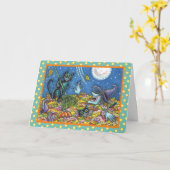 VANGST EN ZWARTE VANGSTEN VERLATEN HALLOOS KAART (Gele Bloem)