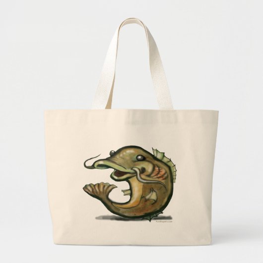 Vangst Grote Tote Bag (Voorkant)