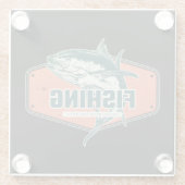 Vangst met de beste | VISSEN | Glazen Onderzetter (Achterkant)