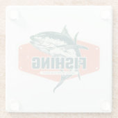 Vangst met de beste | VISSEN | Glazen Onderzetter (Achterkant)