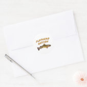 Vangst Ronde Sticker (Envelop)