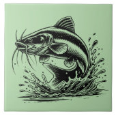 Vangst Tegeltje (Voorkant)