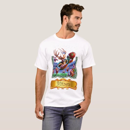 vangst van Blitzen T-shirt (Voorkant volledig)