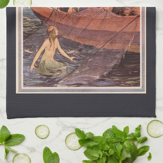  vangst van de Dag Keukenhanddoek (Gevouwen)