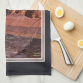 vangst van de Dag Keukenhanddoek (Quarter Fold)