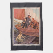  vangst van de Dag Keukenhanddoek (Verticaal)