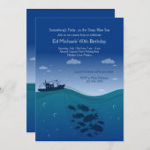 Vangst van de daguitnodiging kaart (Voorkant / Achterkant)