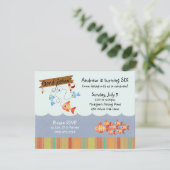 Vangst van de daguitnodigingen kaart (Staand voorkant)