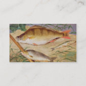 Vangst van grove vis (olie op het paneel) visitekaartje (Achterkant)