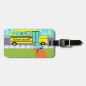  vangst van het Bagagelabel van de schoolbus (Voorkant horizontaal)