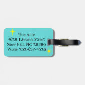  vangst van het Bagagelabel van de schoolbus (Achterkant horizontaal)