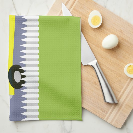  vangst van keukenhanddoek op school (Quarter Fold)