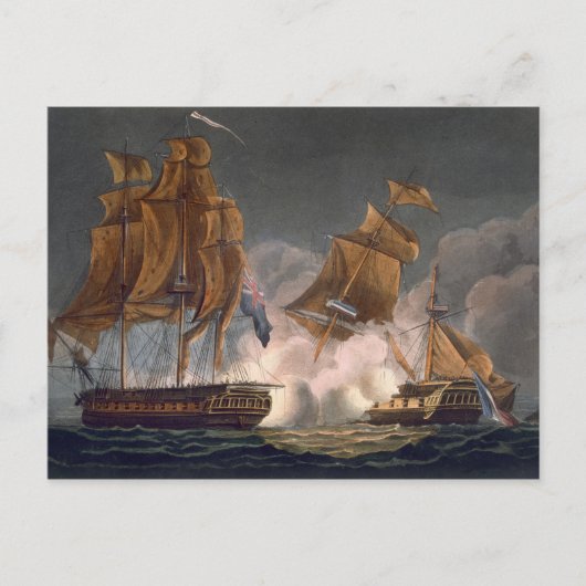 Vangst van langs gegraveerd La Tribune, 8 Juni Briefkaart (Voorkant)